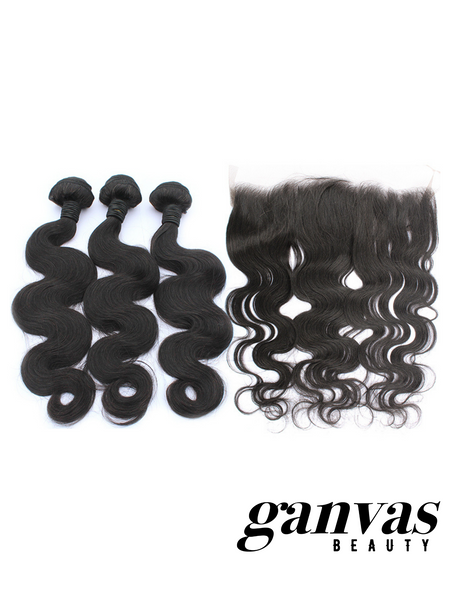 3 Bundles with 4x4 Closure or 13x4 Frontal